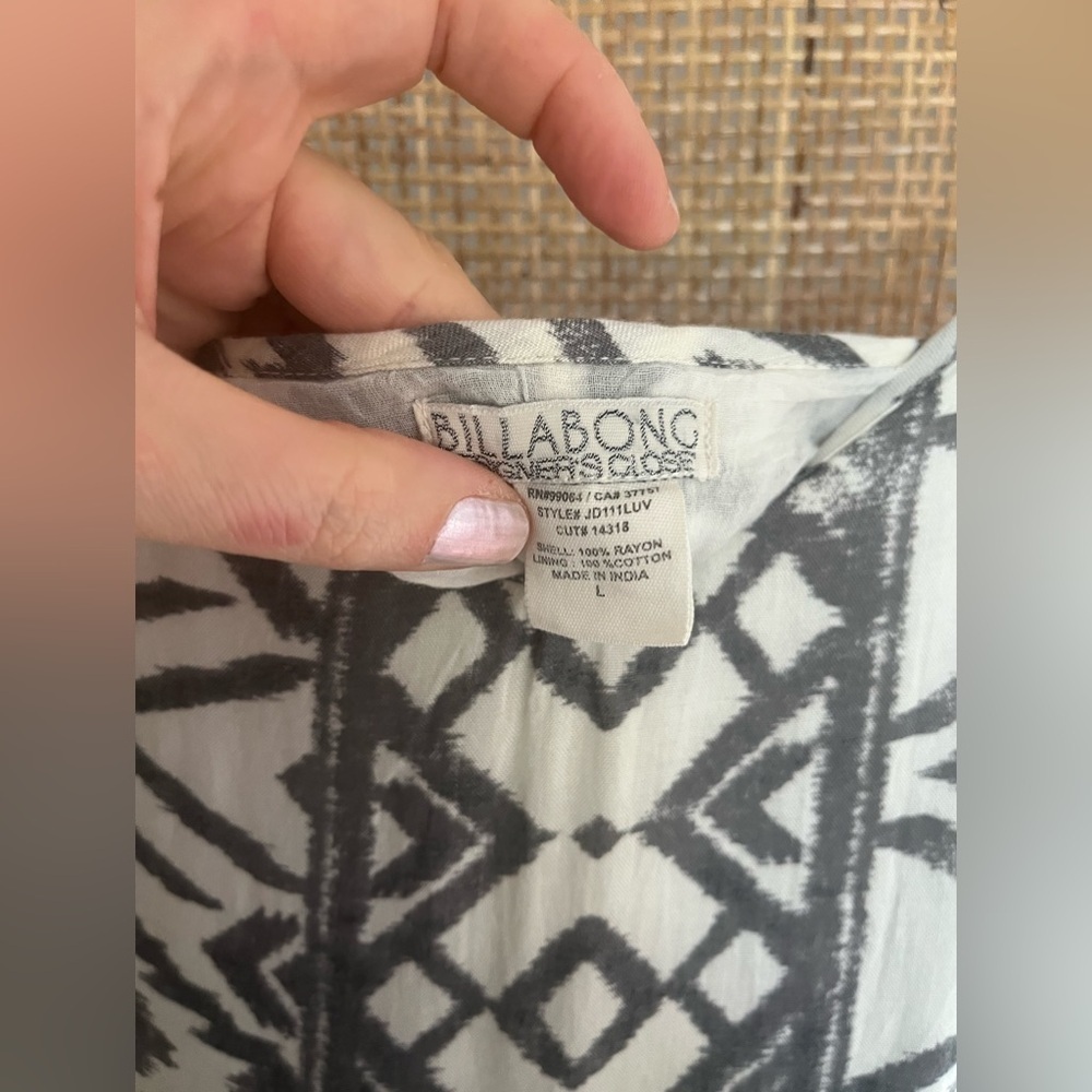 Billabong Tribal Print High Low Dress - Picture 2 of 4